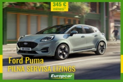 Ford Puma Pilna Servisa Līzings